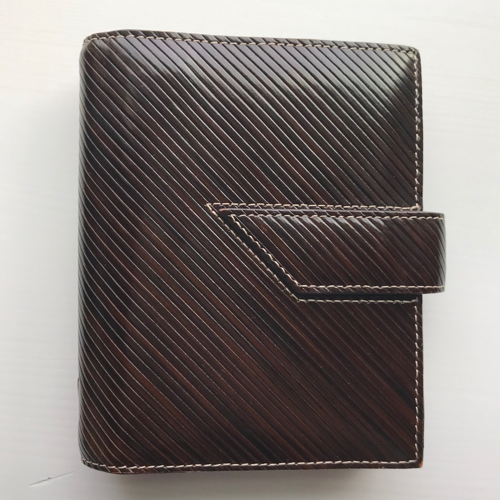 Filofax Pocket Tropic in Brown leather